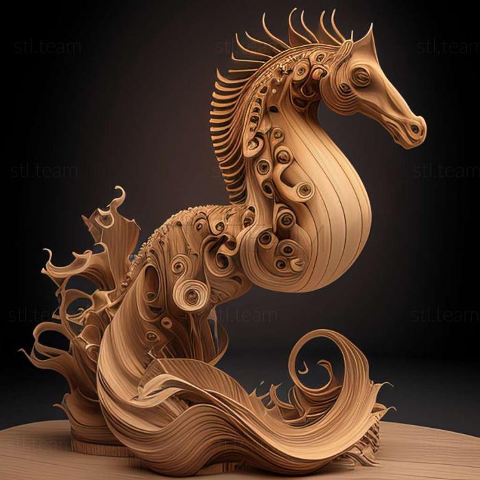 3D model Hippocampus comes (STL)